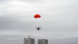 DJI F550 Hexacopter Parachute Test [upl. by Sophy]