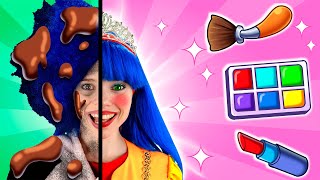 Princess Beauty Makeup Song 💄🎀👗  Kids Songs and Nursery Rhymes  Dominoki [upl. by Aisset383]