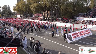 Wisconsin Northwoods Marching Band  2023 Pasadena Rose Parade [upl. by Oirazan]