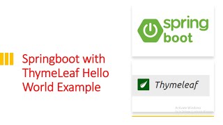 thymeleaf spring boot with thymeleaf hello world example springboot [upl. by Mehitable688]