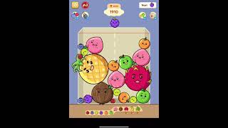 Fruit Drop Merge game [upl. by Aryl]