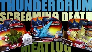 Dragons  Meatlug  Screaming Death  Thunderdrum  Unboxing  ReUpload [upl. by Sofko]