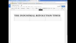 GoogleDocs Newspaper Formatting [upl. by Katleen]