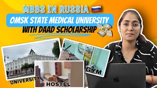 Omsk State Medical University  DAAD Scholarship  202324 Admission open  Direct Admission [upl. by Teerprah]