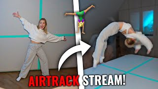 ICH TURNE AUF MEINER AIRTRACK IM STREAM😂🤓  Itsmisabell Stream Highlights [upl. by Nalym]