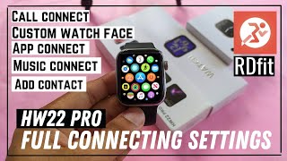 HW22 PRO RDfit APP FULL CONNECTING SETTINGS MALAYALAM REVIEW [upl. by Lenoel]