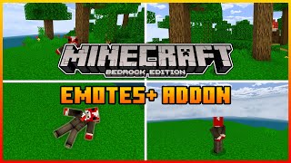 Emotes Plus AddOn for Minecraft  Minecraft Bedrock 119  120 [upl. by Biagio]