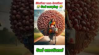 Mother sonbrother Sad 😢 emotional carrying  Mother sonbrother Sad 😭 carrying shorts short [upl. by Annaxor]