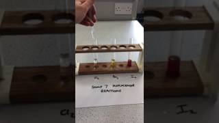 Group 7 Halogens in water and organic solvent [upl. by Belak]