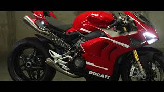 Ducati Panigale V4 SC PROJECT EXHAUST  SUPERLEGGERA STYLE [upl. by Onofredo]