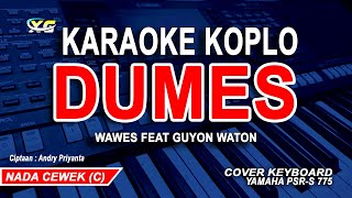 Dumes Karaoke Nada Wanita  Koplo WAWES Feat GUYON WATON [upl. by Gianna367]