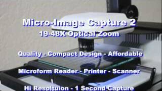 MicroImage Capture 2 Digital Microfilm amp Microfiche Scanner 1948X [upl. by Eidak]