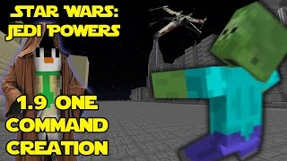 Star Wars JEDI POWERS  19110 One Command Block Creation Minecraft [upl. by Barbour174]