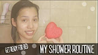 Get Ready for Bed With Me ♡ My Shower Routine [upl. by Balcer]