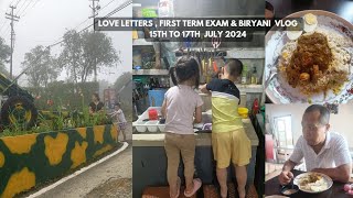 1st term KG One Exam  Love letter for MomBiryani at Zotlang Lunglei  Neck Pain bon mizovlog [upl. by Eirok307]