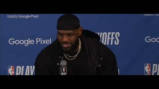 Lebron James press conference Denver Nuggets vs Lakers Game 1 quotDont have Doubtquot [upl. by Leahcimrej483]