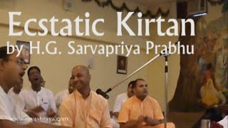 Kirtan  Ecstatic kirtan by H G Sarvapriya Prabhu  At Greater Noida BACE [upl. by Strepphon994]