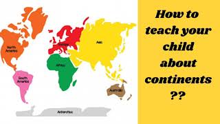 How to teach your child about continents  primary lesson plan👩‍🏫👩‍🏫 [upl. by Towland722]