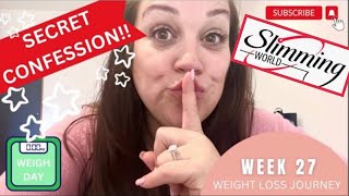 Slimming World Weigh in  week 27 slimmingworld weightloss weighdayresults weighin [upl. by Ahsenauq]