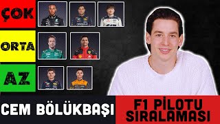 FORMULA PİLOTU F1 PİLOTLARINI SIRALIYOR w BolukbasiCem [upl. by Maffa]