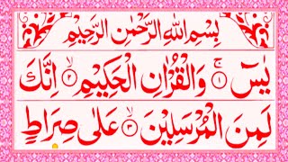 Surah Yaseen  Episode  1  in Arabic Text HD  By Shaykh Saad Al Ghamdi 💓 Alafasy Daily Quran [upl. by Maryanna]