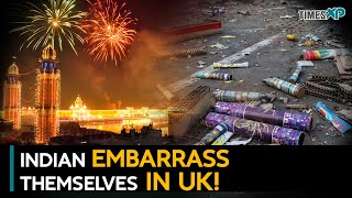 Indians in the UK embarrass themselves during Diwali [upl. by Nocam]