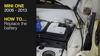 How to Replace the battery on a Mini One 2006 to 2013 [upl. by Siuoleoj114]