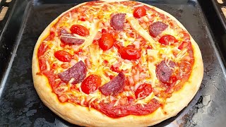 Cel mai bun ALUAT DE PIZZA  RETETA ITALIANA [upl. by Marquita]