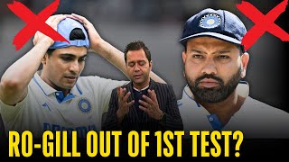 Gill Injured RoGill to miss the 1st Test  AakashVani [upl. by Elockin]