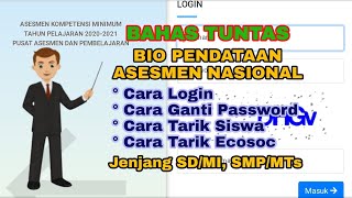 Cara Login BIOUN SDMI  Cara Update Data Asesmen Nasional [upl. by Nerol647]