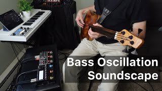 Ambient Bass Soundscape  Rob Allen Mouse Fretless Bass Boss GT1000core Boss RE202 Space Echo [upl. by Simone]