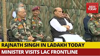 Rajnath Singhs Ladakh Visit Defence Minister Reviews ParaDropping Skills Of Armed Forces [upl. by Lakym118]