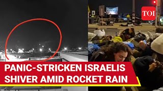 Hamasfired Rockets Give Israelis No Time To Escape Forced To Take Cover On Sderot Streets [upl. by Free776]