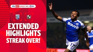 STREAK OVER  Gillingham v Port Vale extended highlights [upl. by Augustin449]