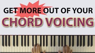 Get MORE out of your Chord Voicings How ONE chord can be so useful [upl. by Ennovad790]