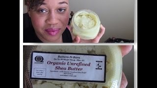 Product Review BUTTERS N BARS UNREFINED SHEA BUTTER Euniycemari [upl. by Daven]