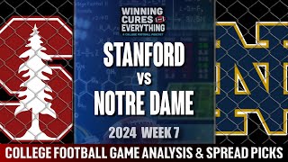 Notre Dame vs Stanford Picks amp Prediction Against the Spread 2024 College Football Analysis [upl. by Ifen]