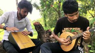 Indubala Goইন্দুবালা গো।Folk Song।Mandolin Cover। Cajon Pornob John Rozario। 🎬Prince Mojumder [upl. by Stover]