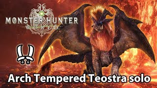 MHWorld  Arch Tempered Teostra solo TA Dual Blades  629 [upl. by Terces609]