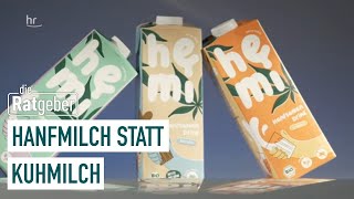 Hanfmilch – Eine weitere pflanzliche Milchalternative neben Kuhmilch und Sojamilch  Die Ratgeber [upl. by Patrich]