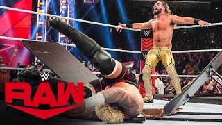 Seth “Freakin” Rollins vs Solo Sikoa — Bloodline Rules Raw highlights April 1 2024 [upl. by Heid]