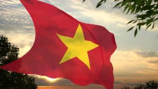 Vietnam Flag amp National Anthem [upl. by Isis564]