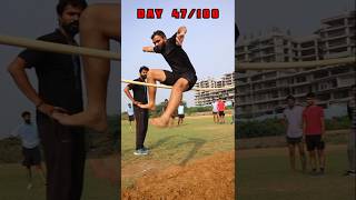 047  Day 47 Of 100 Days Challenge 😱😡  shorts  highjump  training  100dayschallenge  yt [upl. by Ekal]