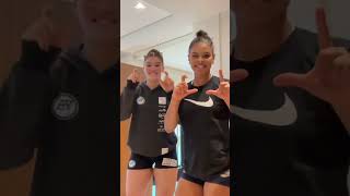 As Rainhas do Vôlei Arrasando na Dança  funny volleyballlovers [upl. by Aknahs]