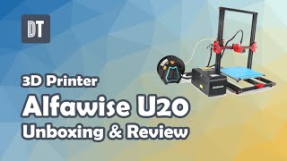 Review Alfawise U20 3D Printer English [upl. by Bogosian993]