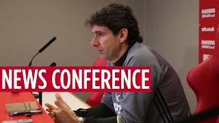 NEWS CONFERENCE  Aitor Karanka on Liverpool [upl. by Ecinert]