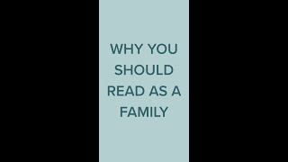 Why you should read together as a family [upl. by Aicina]