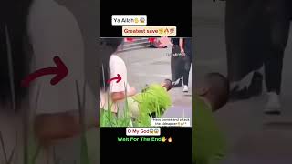 Kidnapper attack 😱 girl 😱 Great save Allah 😱🥺shortsfeed youtubevideo treanding reaction [upl. by Innos987]