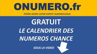 NUMERO CHANCE DU JOUR JEUDI 25 AVRIL 2019 [upl. by Helbonnas]