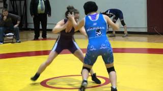 2014 McMaster Invit FW48kg Theresa Rankin Michigan vs Elhaime Gashi Western [upl. by David]